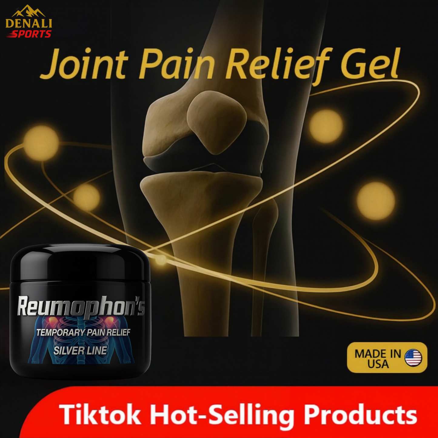 Reumophon's Silver Line 4oz Topical Cream for Arthritis Pain Backaches Muscular Joint Tendonitis Carpal Tunnel Deep Tissue Massage & Common Aches