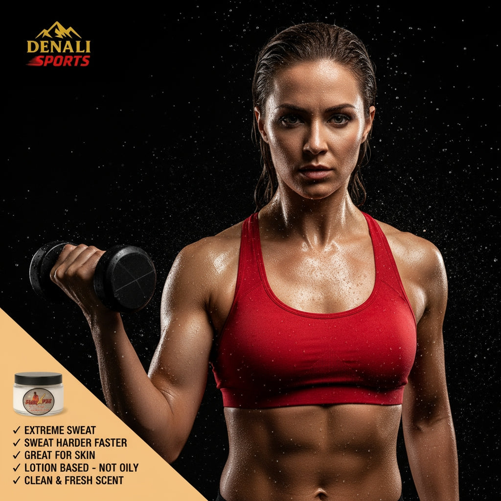 Suda Xprs Denali Sports All Natural Heat & Sweat Lotion Unclog Pores Heat Up Body Sweat More Workout Enhancer