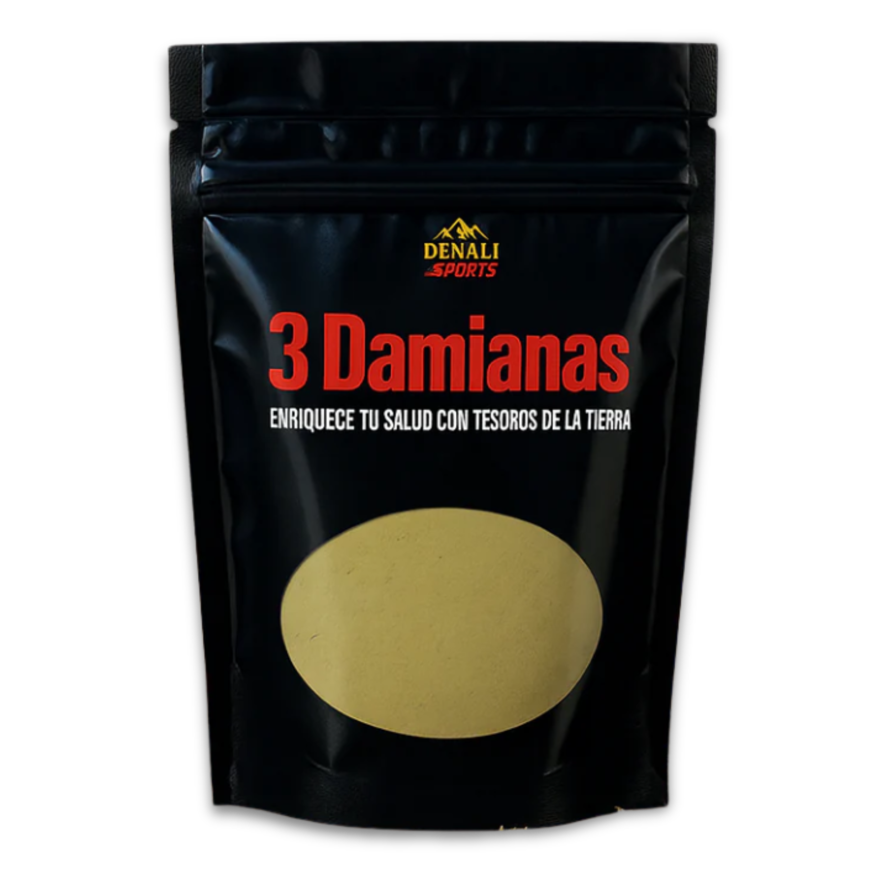 Denali Natural Products 3 Damianas 3.5oz Herbal Powder Damiana Tea Organic Fine Powder Ready Mix Improve Sexual Dysfunction Anti-Inflammatory Balance Hormones Reduce Anxiety Organic