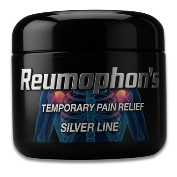 Reumophon's Silver Line 4oz Topical Cream for Arthritis Pain Backaches Muscular Joint Tendonitis Carpal Tunnel Deep Tissue Massage & Common Aches