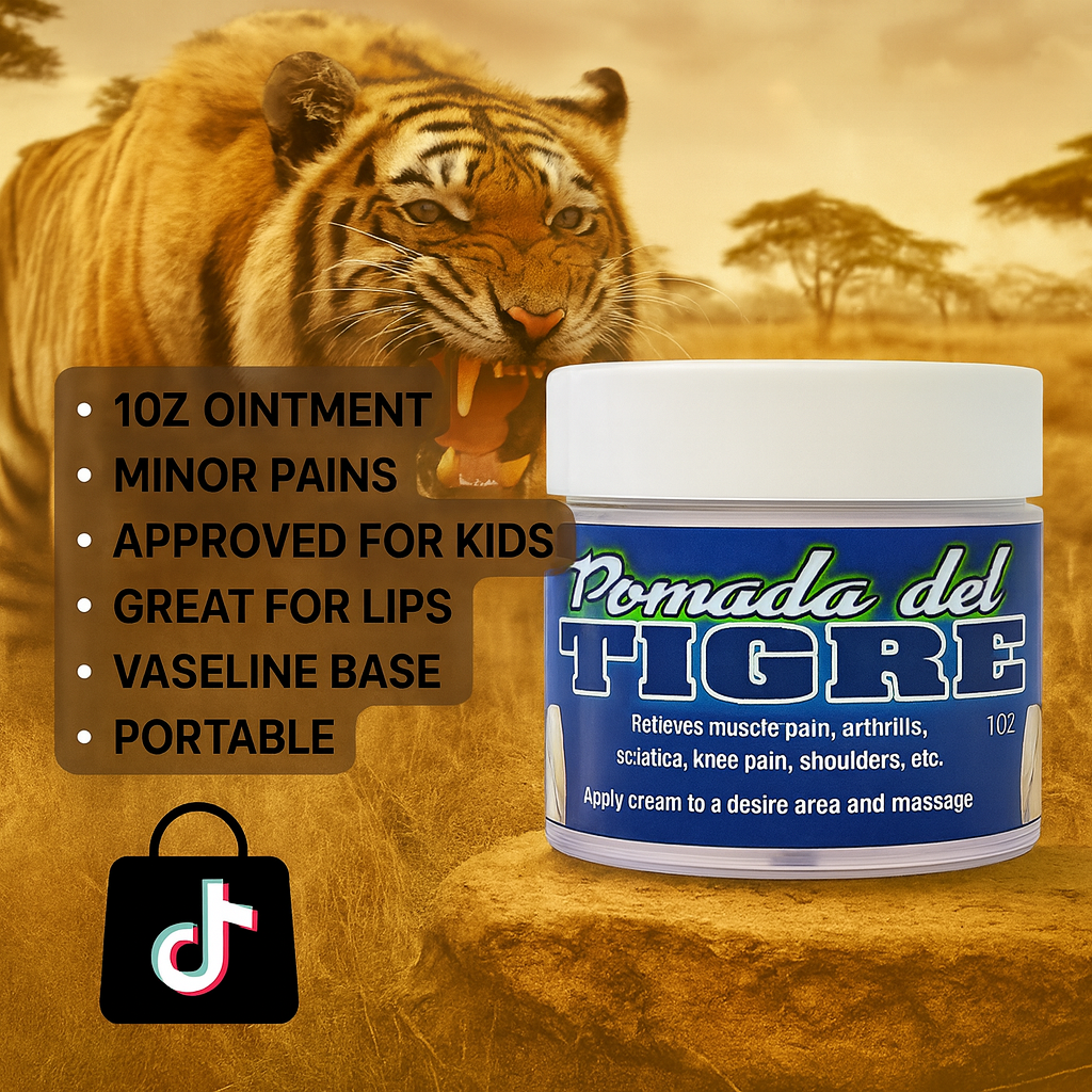 Tiger Balm 1oz Portable Ointment Pomada Del Tigre Minor Pain Strength Topical Pain Relief for Kids, Face, Lips, Body, Arthritis Pain, Backaches, Muscular Pain, Joint Pain, Tendonitis, Carpal Tunnel and Other Common Aches and Pains