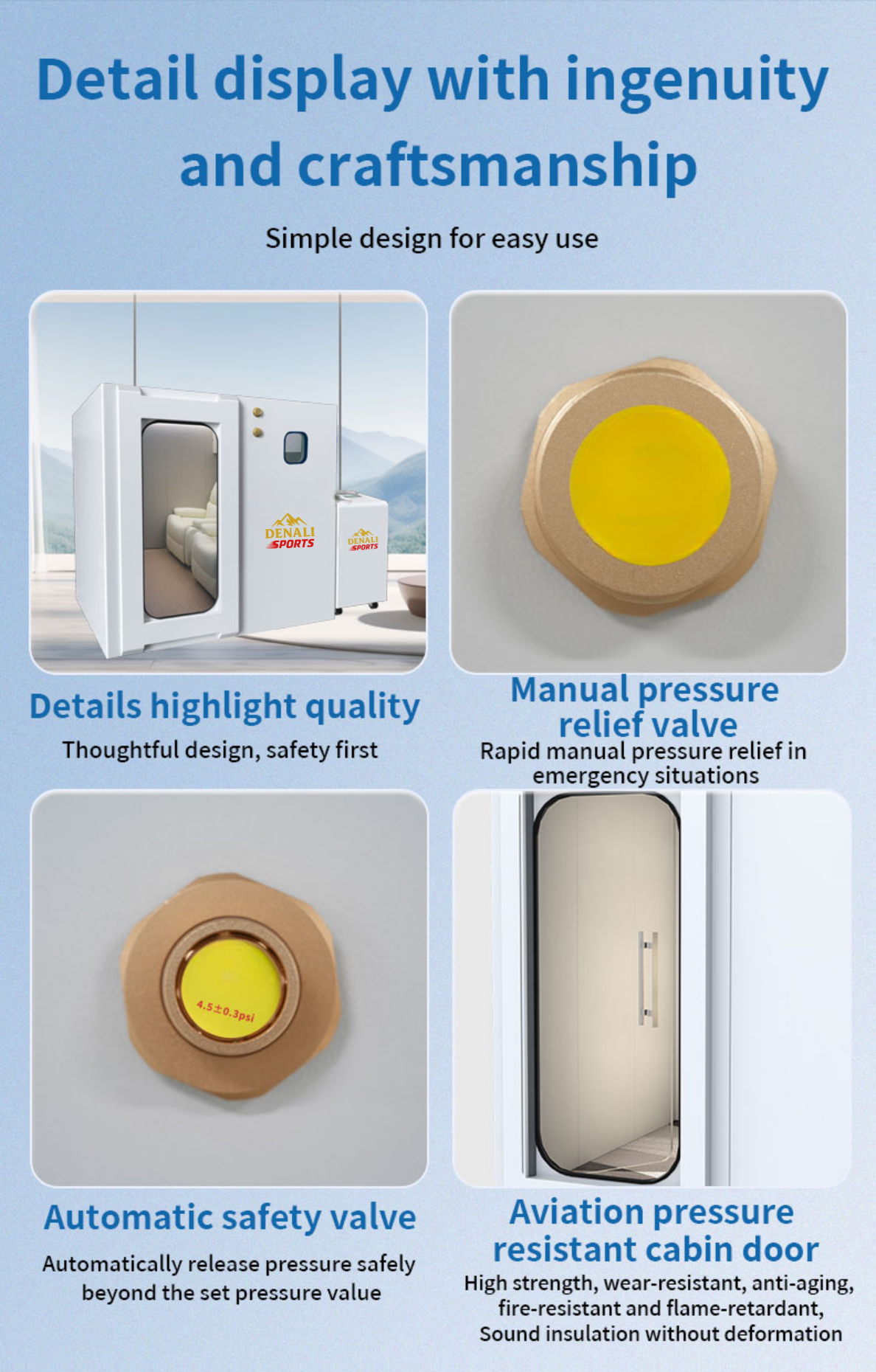 Denali Sports Hyperbaric Oxygen Chamber (Soft Chamber) 2.0ATA