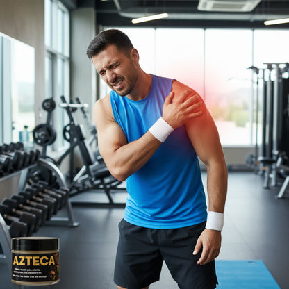 Azteca 1oz Portable Ointment Maximum Strength Deep Topical Pain Relief for Body, Arthritis Pain, Backaches, Muscular Pain, Joint Pain, Tendonitis, Carpal Tunnel and Other Common Aches and Pains