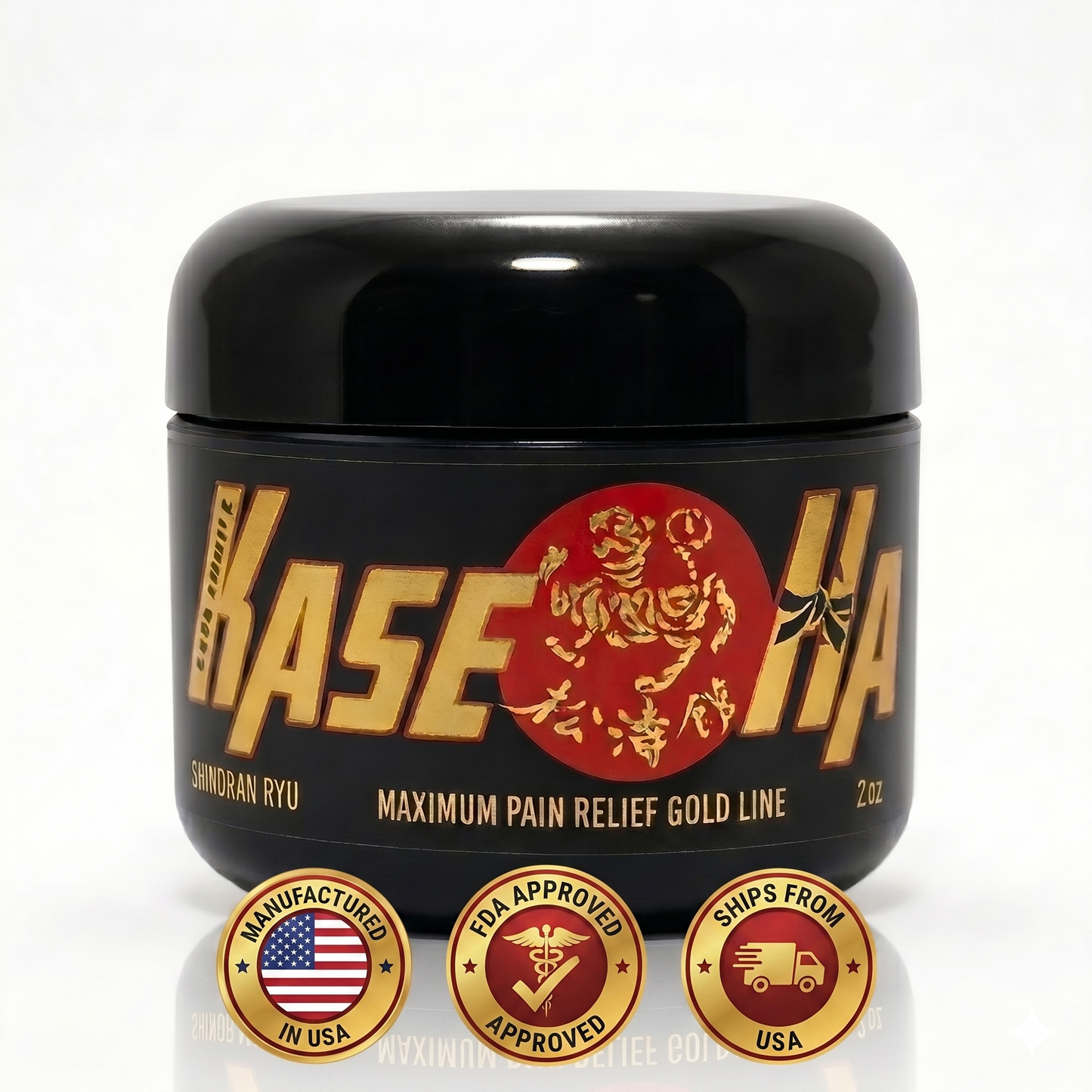 Kase Ha Gold - Gel Alivio del Dolor 2oz