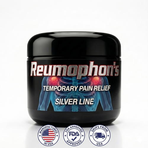 Reumophon Silver - Crema para el Alivio del Dolor de 4 oz