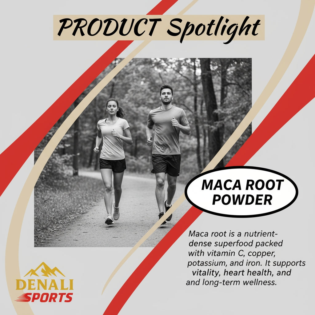 Denali Natural Products Peruvian Maca Root 3.5oz Powder Superfood Adaptogen Improve Sexual Function Boost Energy Improve Mood Reduce Inflammation Boost Libido Reduce Stress Organic Non GMO Vegan Gluten Free Kosher
