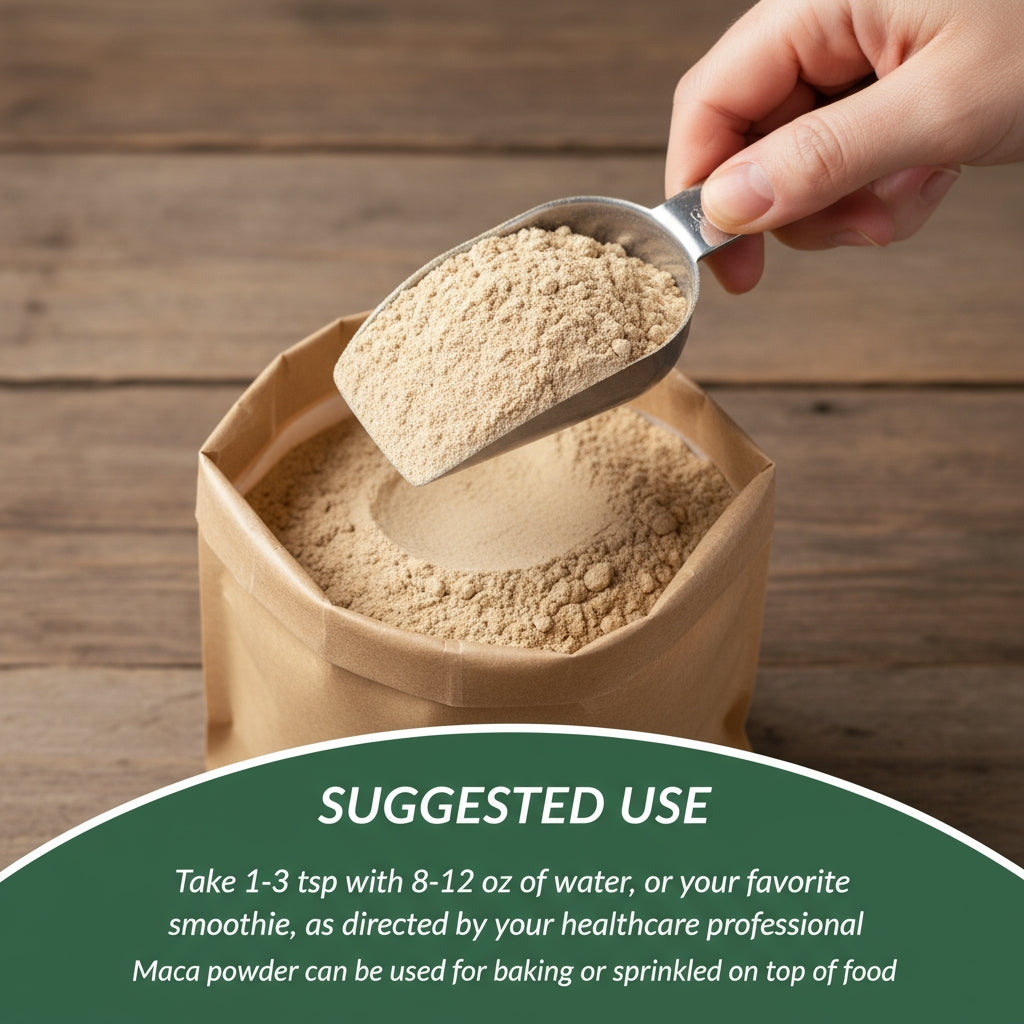 Denali Natural Products Peruvian Maca Root 3.5oz Powder Superfood Adaptogen Improve Sexual Function Boost Energy Improve Mood Reduce Inflammation Boost Libido Reduce Stress Organic Non GMO Vegan Gluten Free Kosher