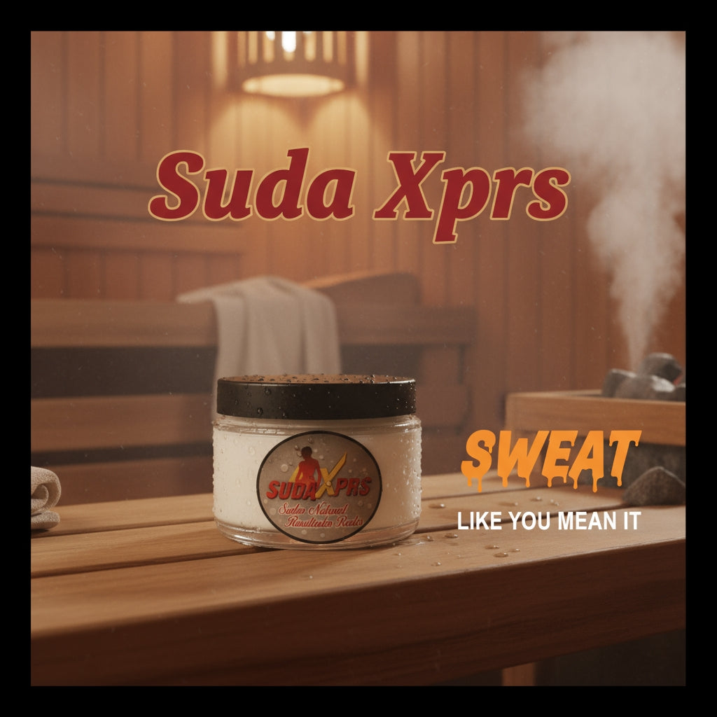 Suda Xprs Denali Sports All Natural Heat & Sweat Lotion Unclog Pores Heat Up Body Sweat More Workout Enhancer